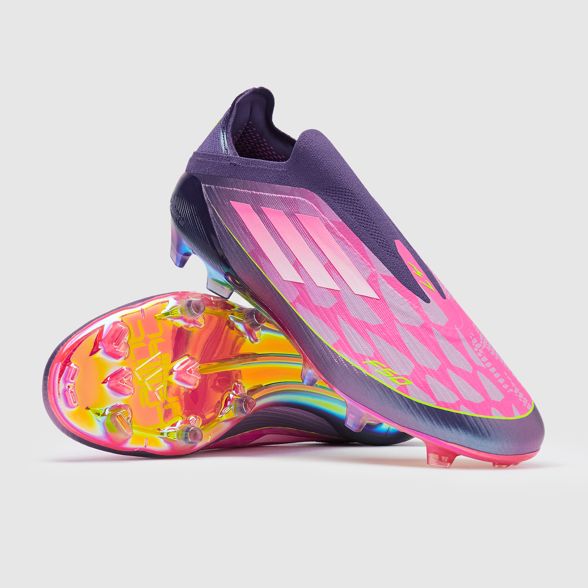 Adidas F50 Elite Laceless X Lamine Yamal Firm Ground Unity Purple 