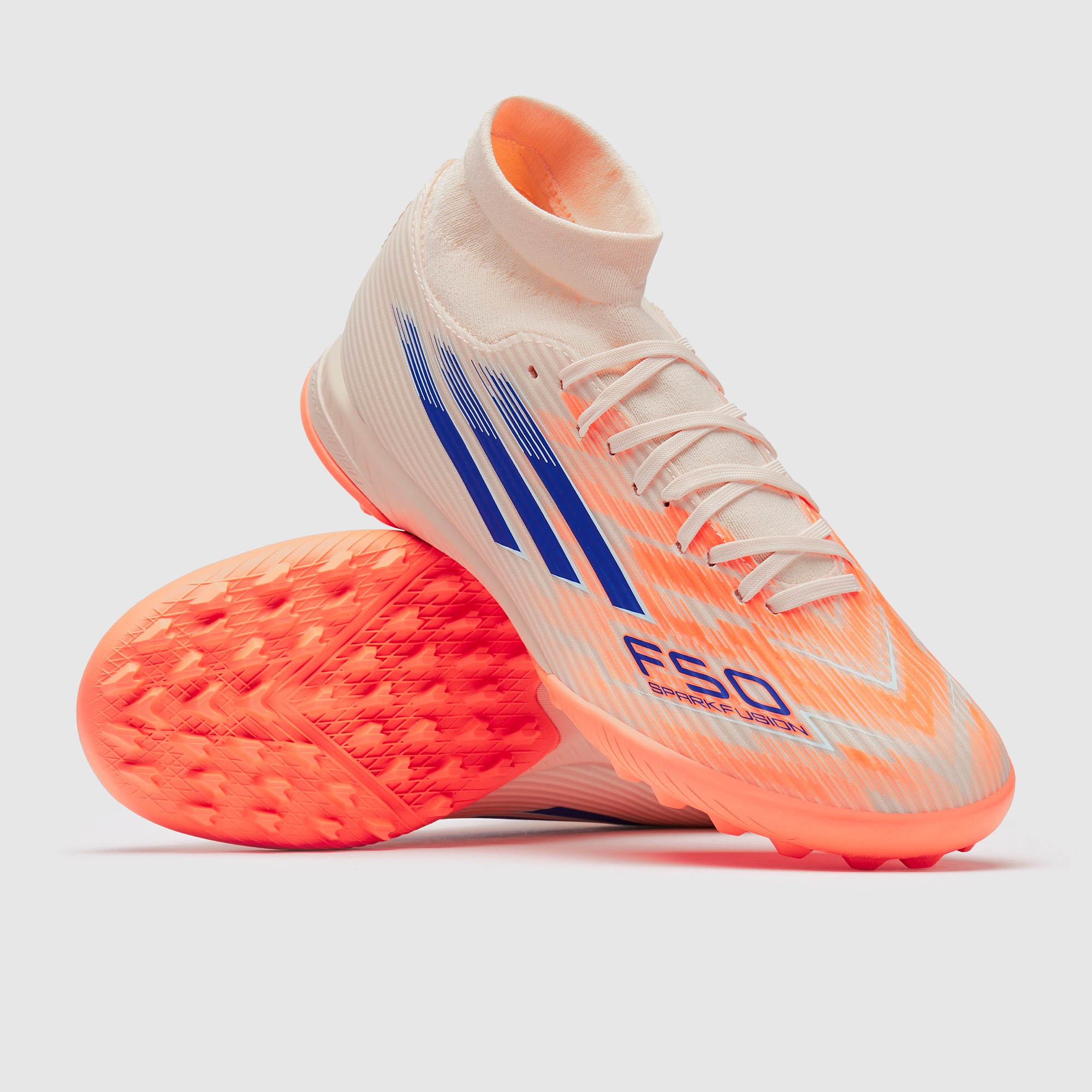 シューズ adidas F50 adidas F50 Sparkfusion League Turf - Bliss Orange/Lucid Blue