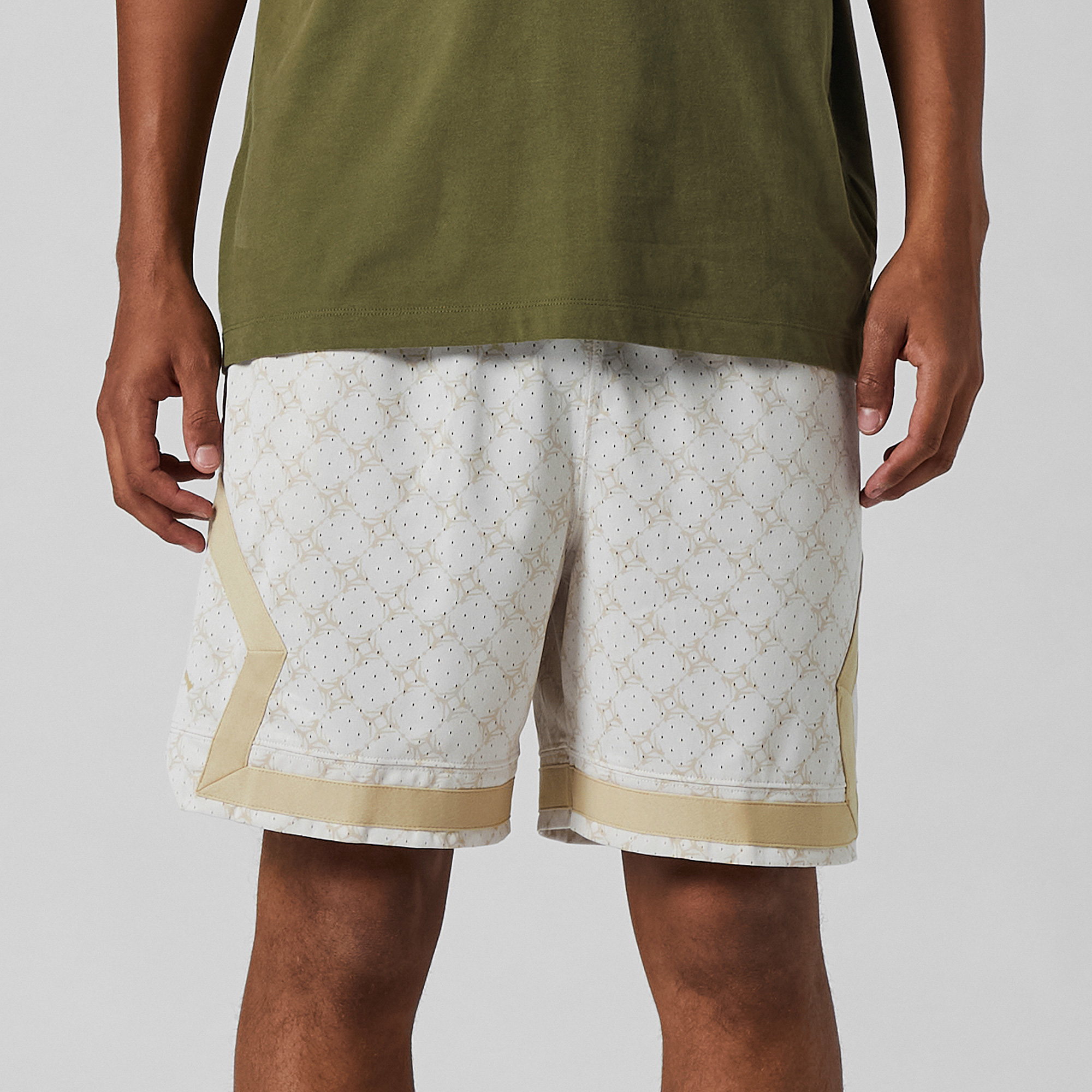 Jordan Sport Dri Fit Diamond Shorts Brown