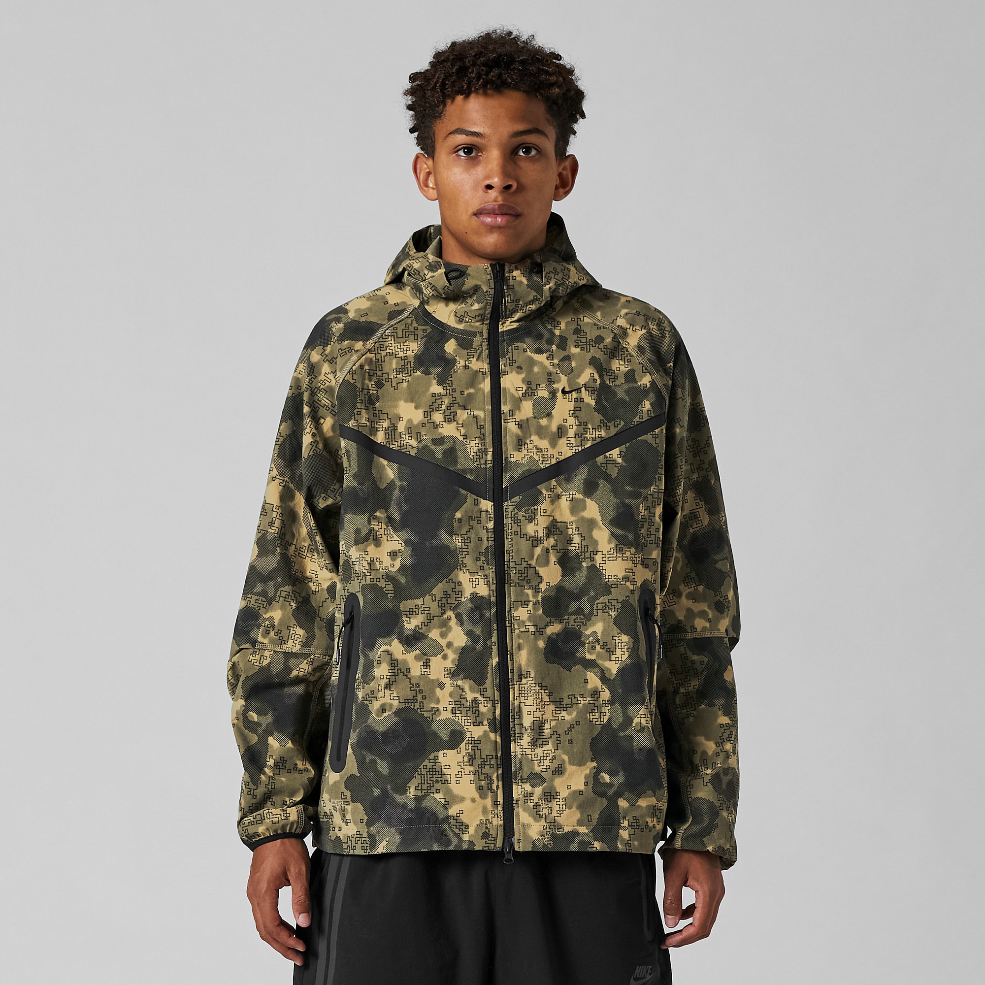 Veste Nike Sportswear Tech Woven Olive Neutre/Noir Vêtements