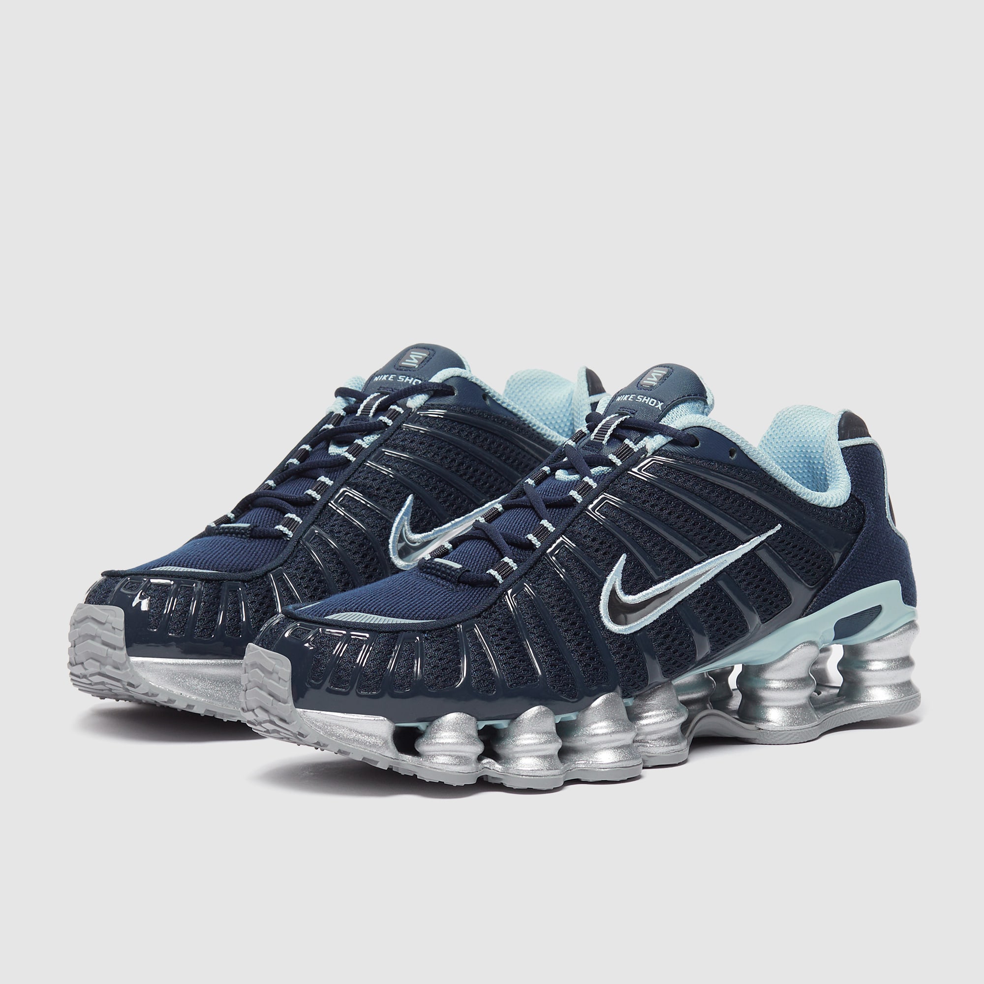Nike Sportswear Womens Shox TL - Obsidian/Metallic Platinum/Lt