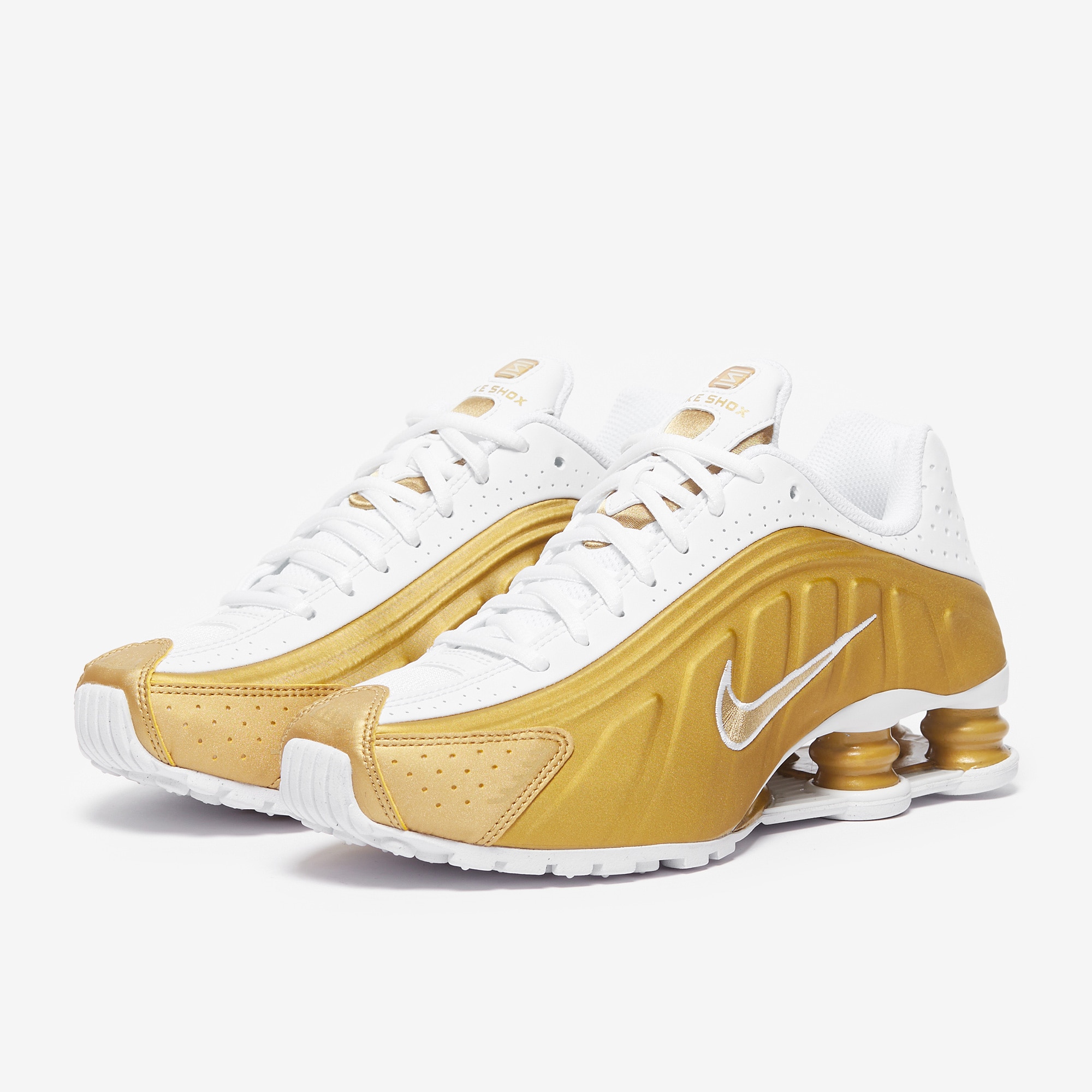 Nike Sportswear Older Kids Shox R4 (GS) - Metallic Gold