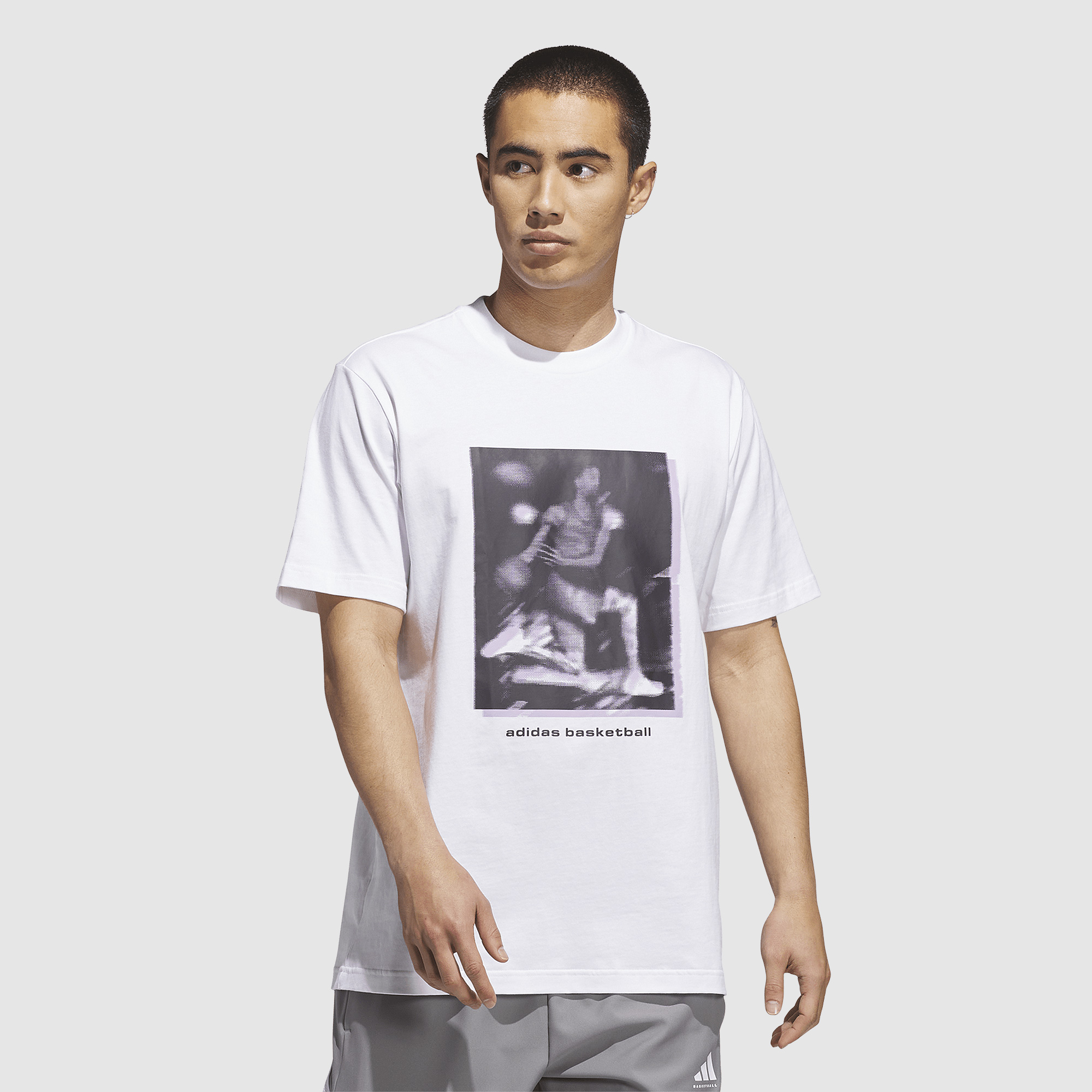 Adidas Graphic T Shirt White