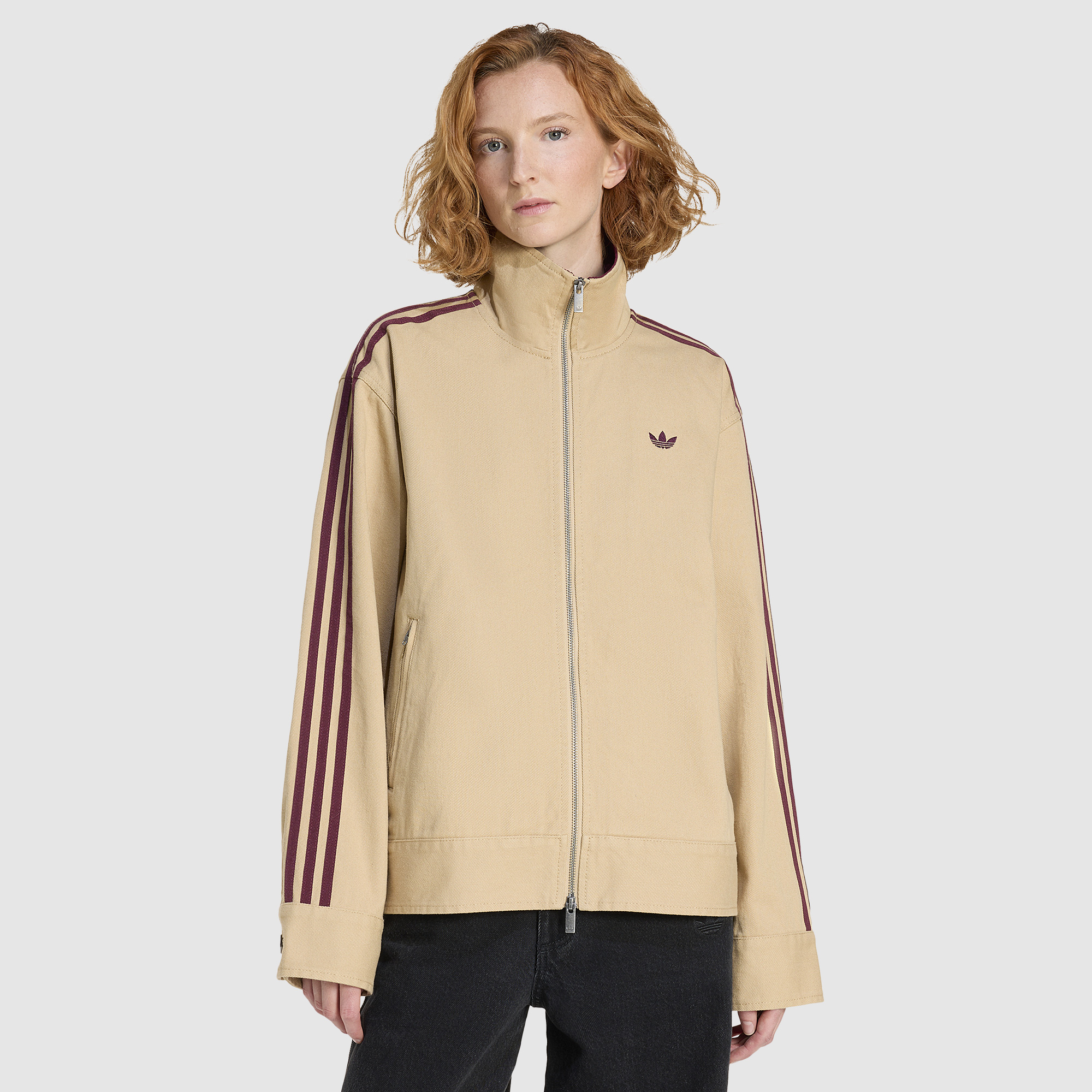 Adidas Originals Womens Firebird Jacket Brown