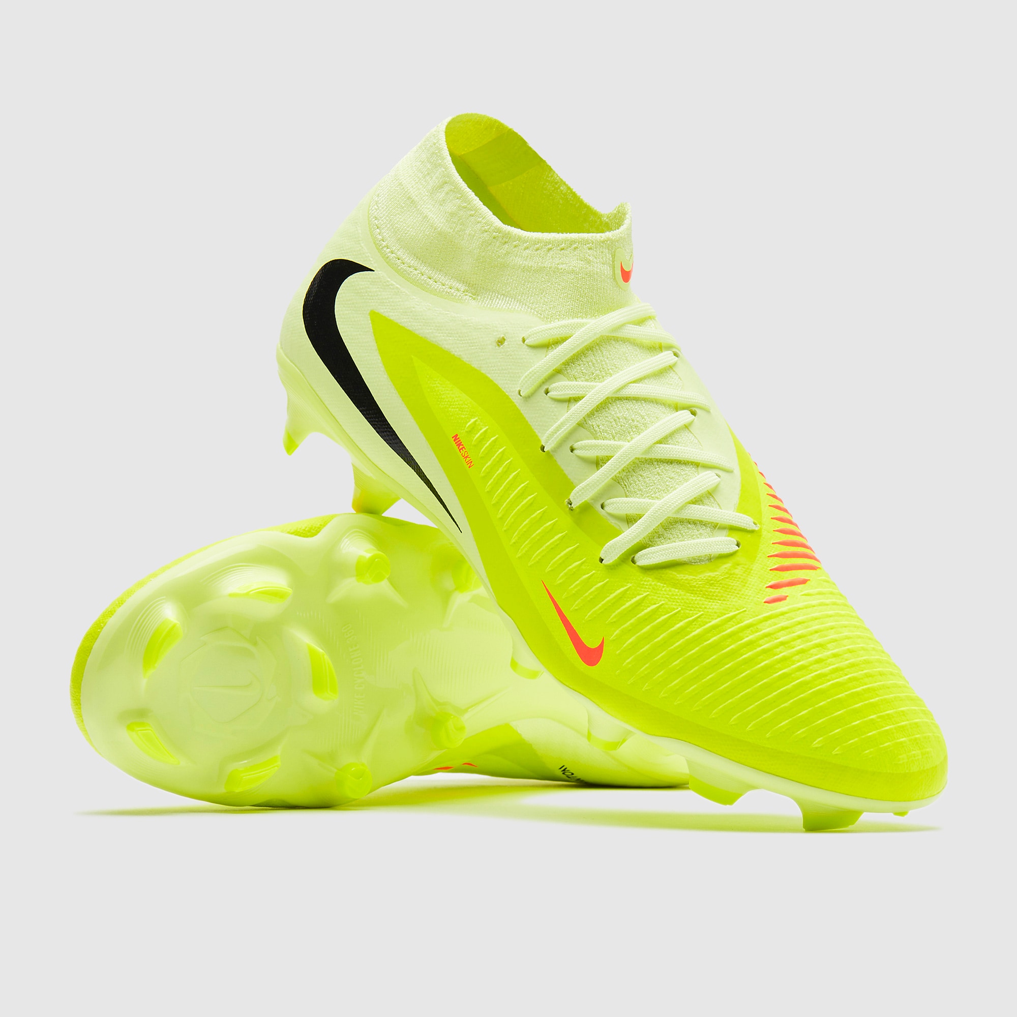 Nike Phantom 6 Academy High FG/MG - Limelight/Hyper Cremisi/Nero