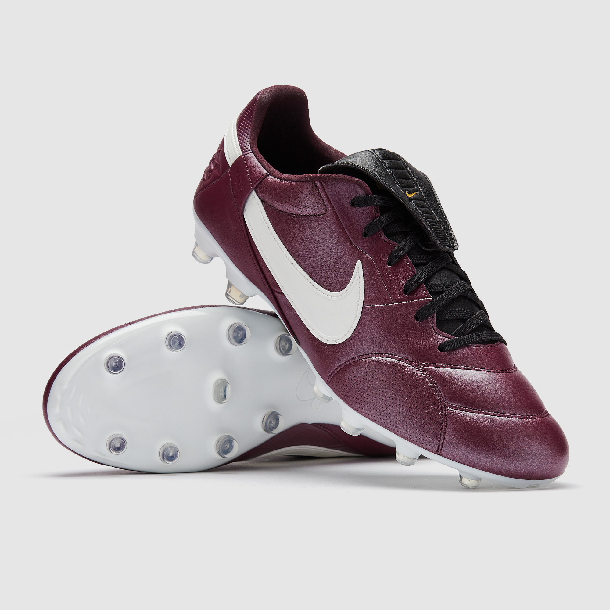 Scarpe Da Calcio APTA Check Nero - Pelle Di Vitello & Canguro, Suola AG Per Sintetico, Made In Italy, Per Prestazioni Elevate