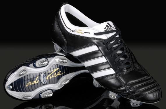 adidas Football Boots - adidas adiPURE II TRX - Soccer Shoes - Ground - Black / White / Gold | Pro:Direct Soccer