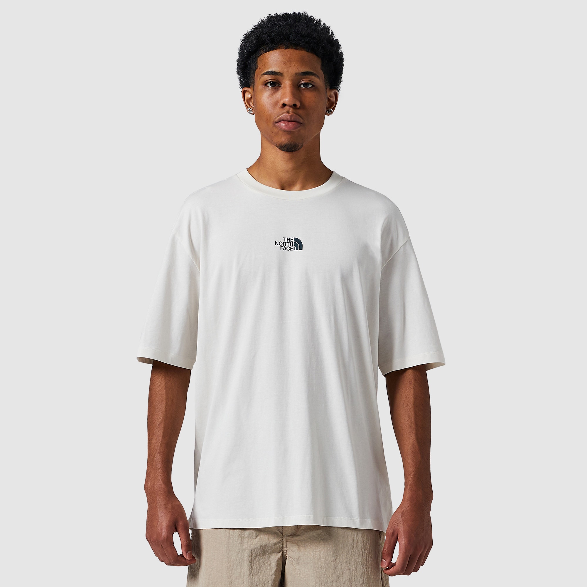 The North Face Mountain Fun Oversized T-Shirt White Dune Tops