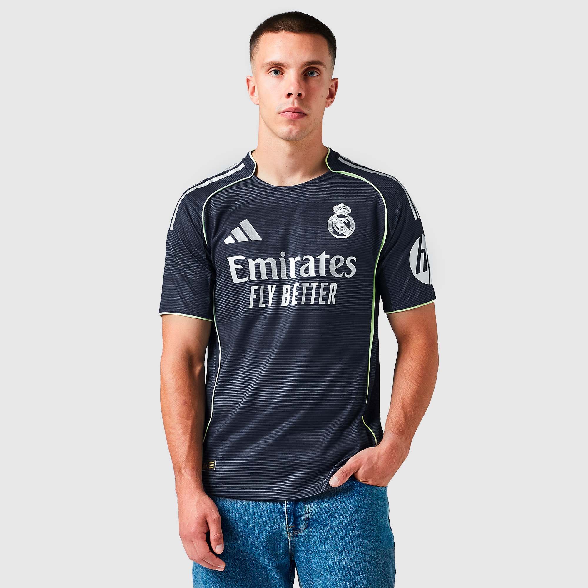 adidas Real Madrid 25/26 Authentic Away Shirt with Bellingham 5