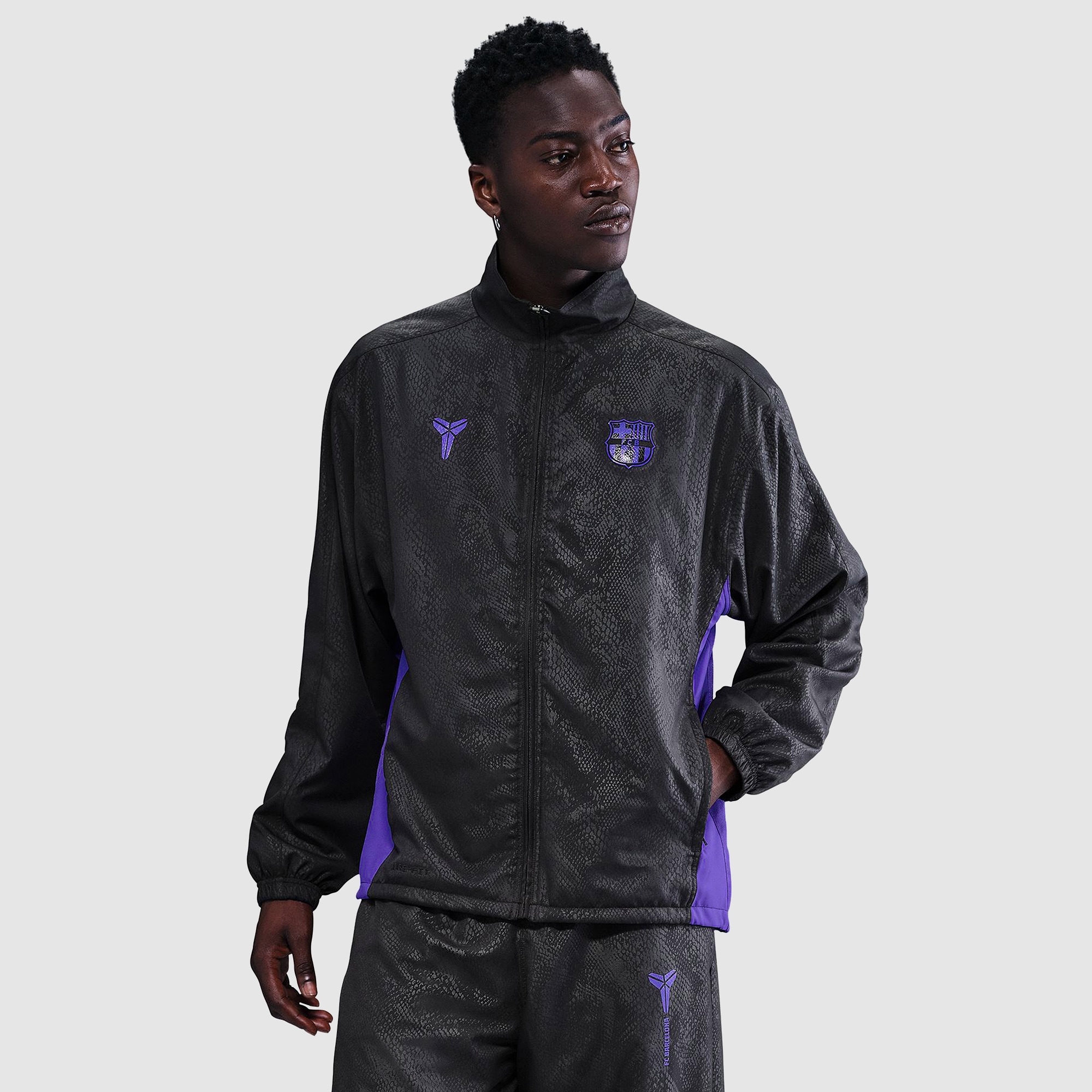 FC Barcelona 長袖ジャージ ブラック/パープル M Nike FC Barcelona 25