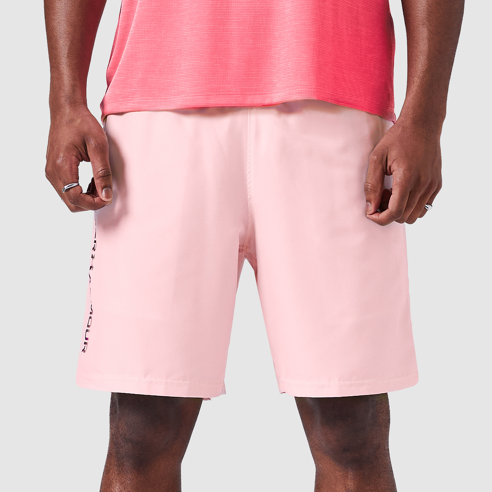 Under Armour Tech Woven Wordmark Shorts Pink