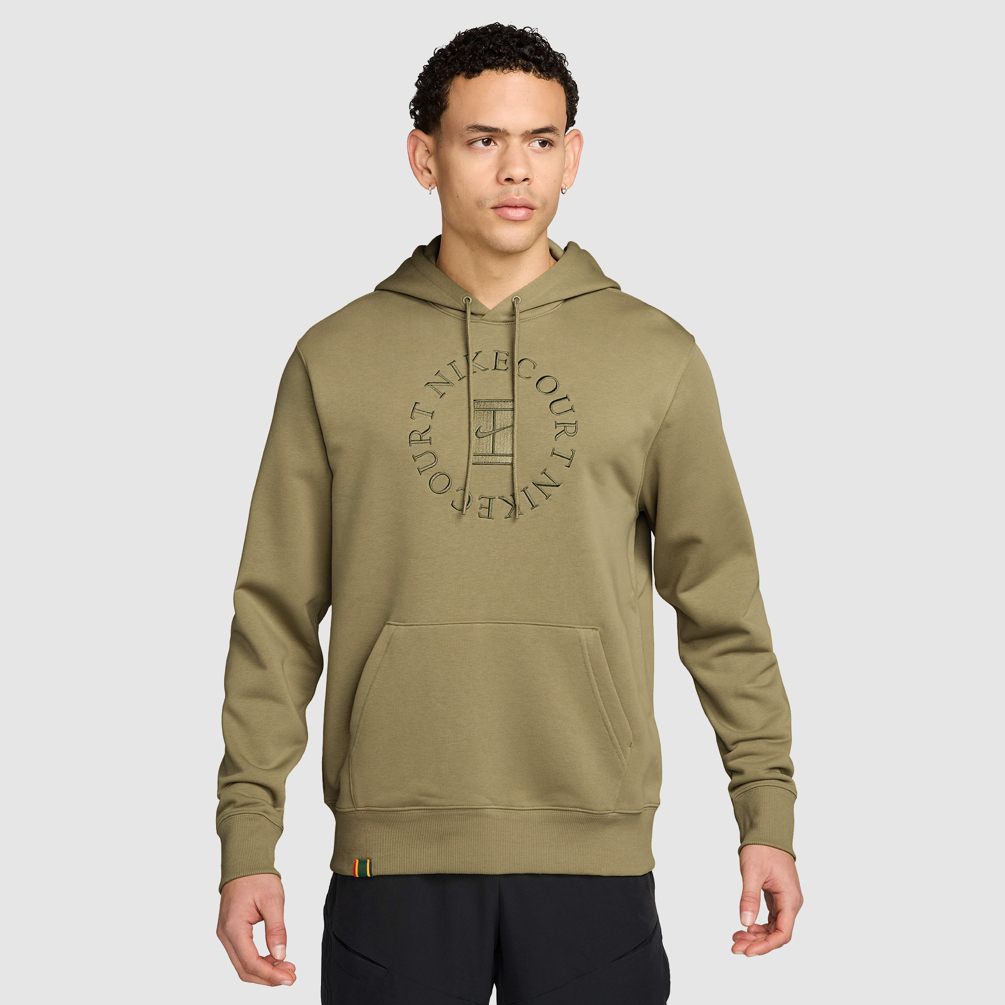 Nike Court Heritage Fleece Pullover Hoodie Green