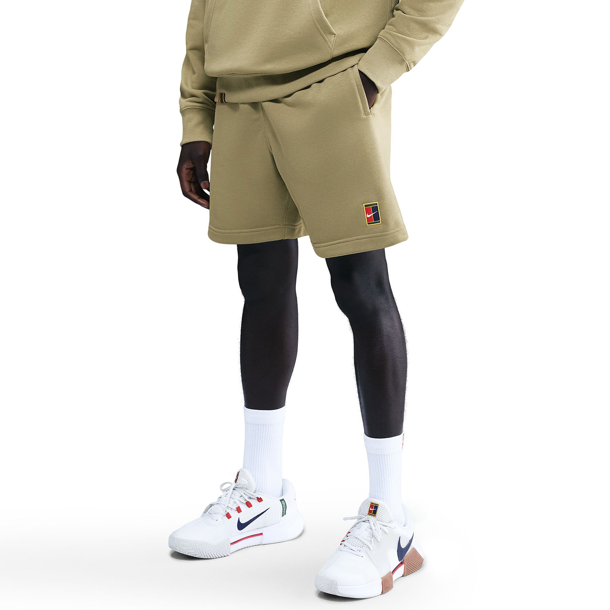 Nike Court Heritage Fleece Shorts Green