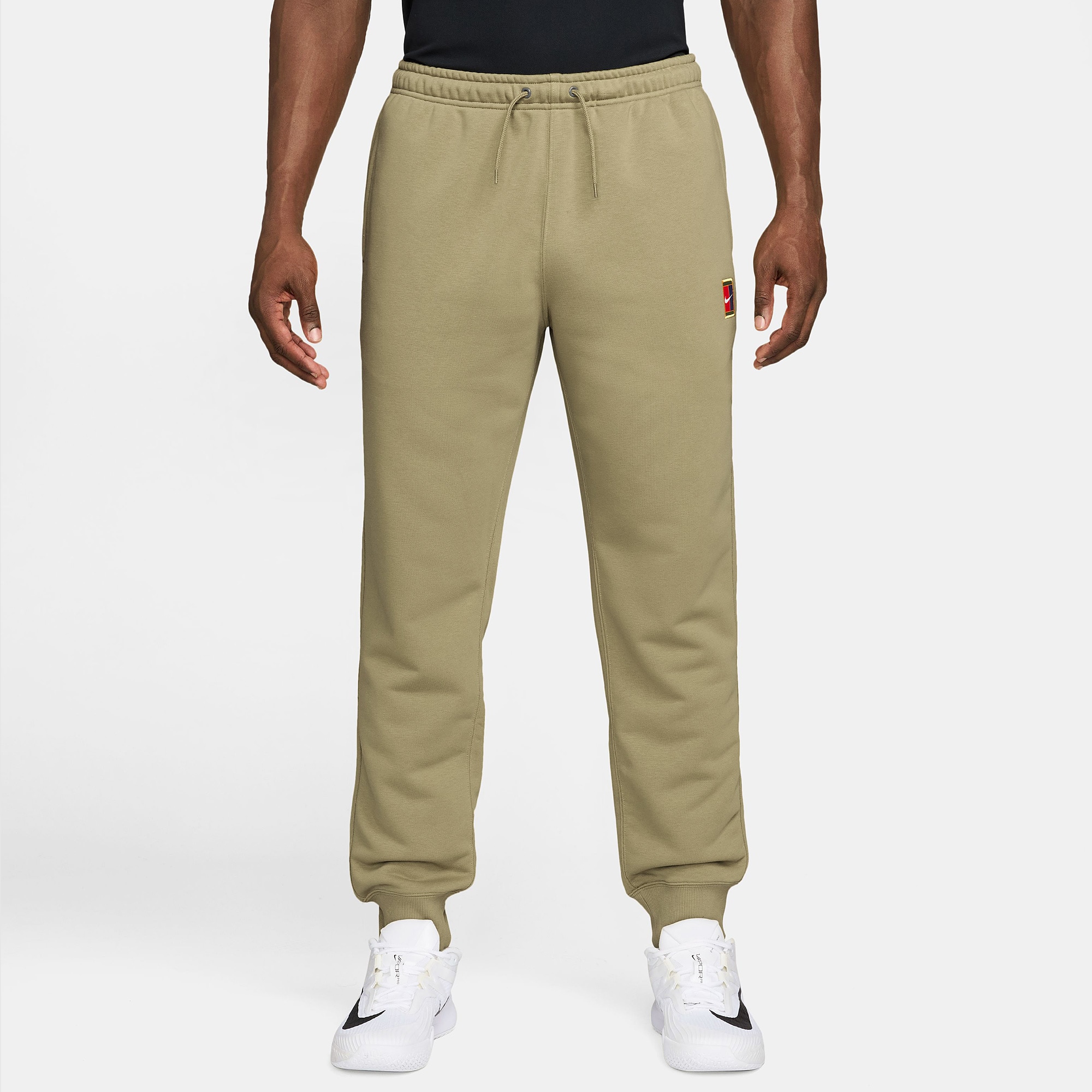 Nike Court Heritage Fleece Jogger Neutral Olive Mens Clothing