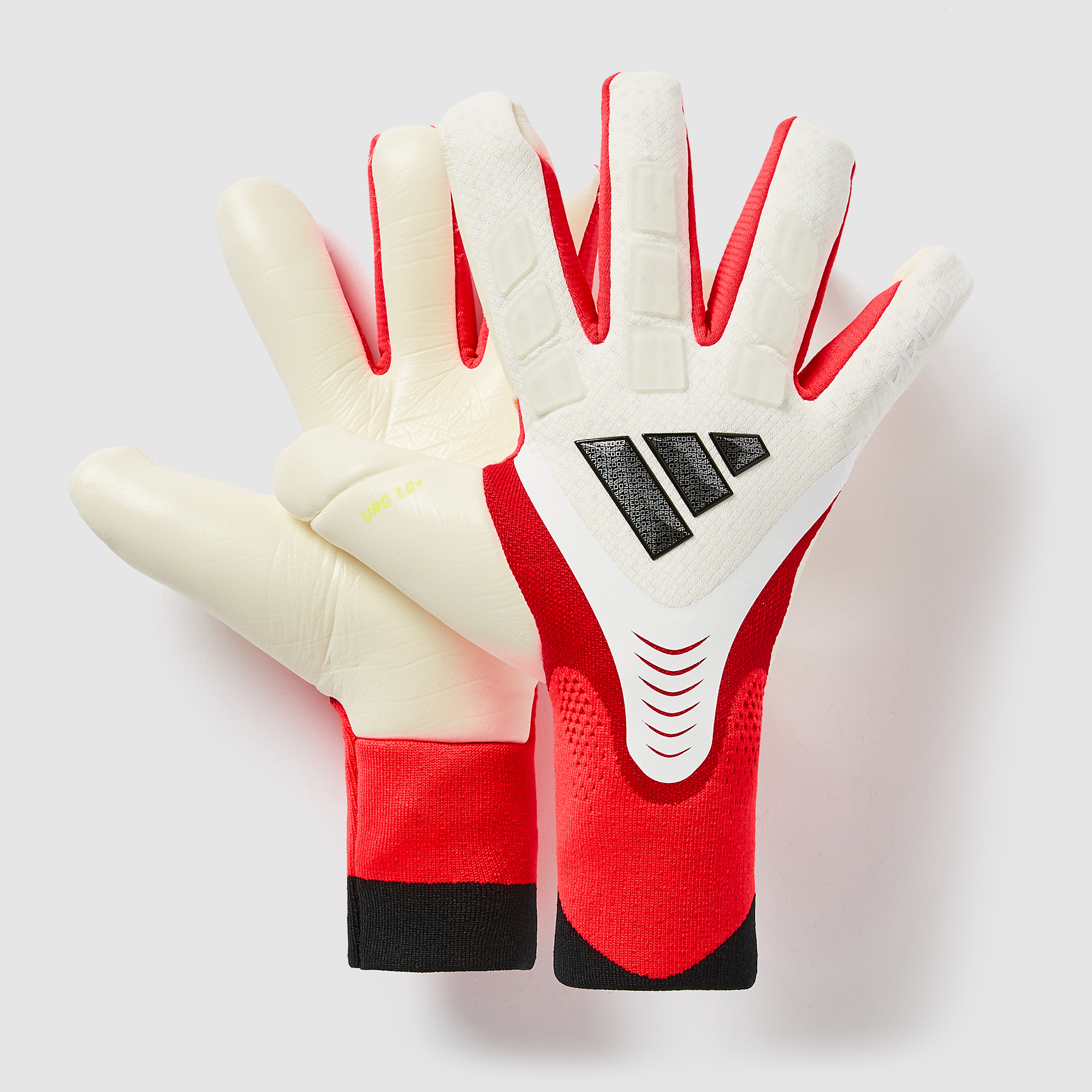 Adidas Predator Pro Promo GK Gloves White Lucid Red Black Mens GK Adidas Predator Pro Promo GK Gloves White Lucid Red Black Mens GK