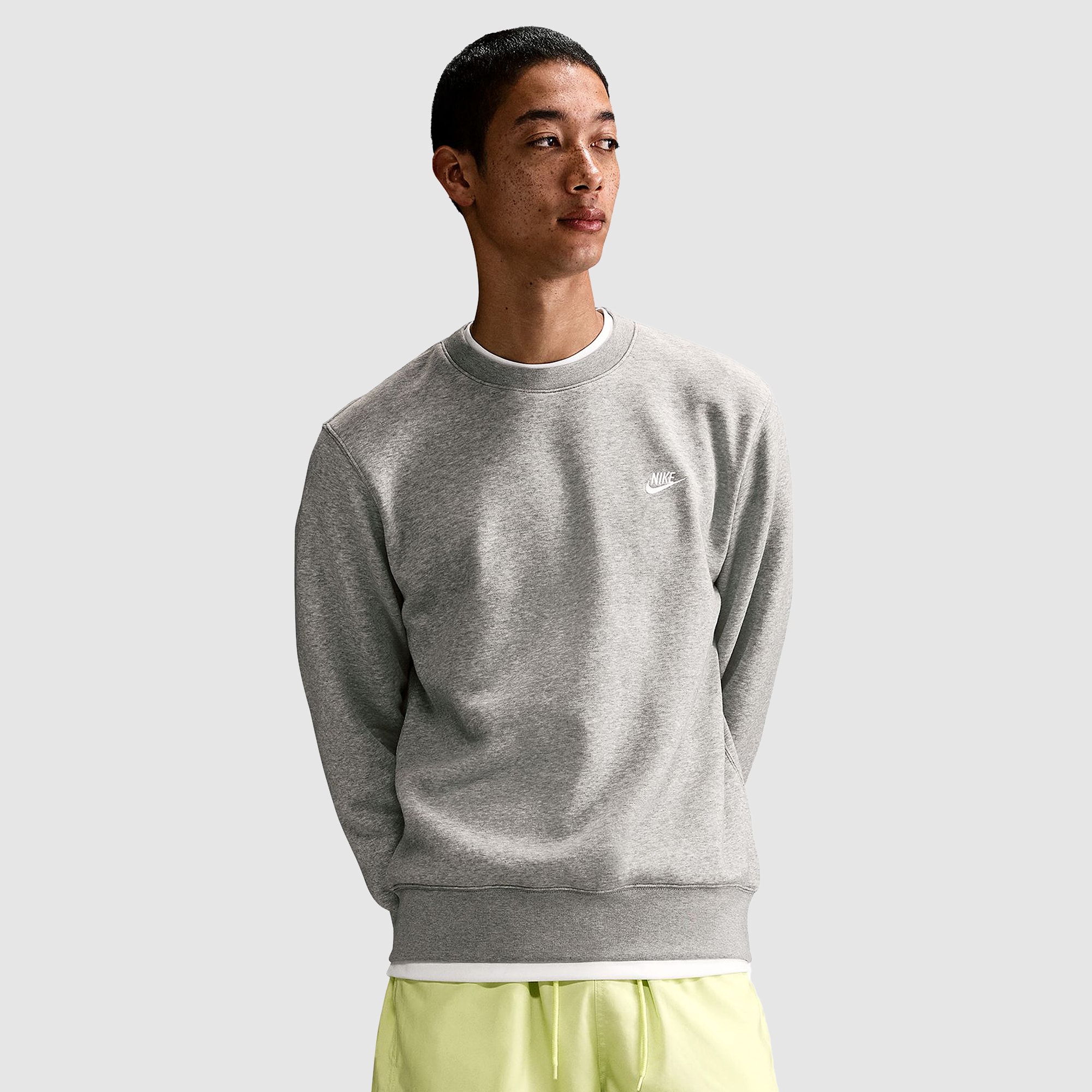 nike sweatshirt grey