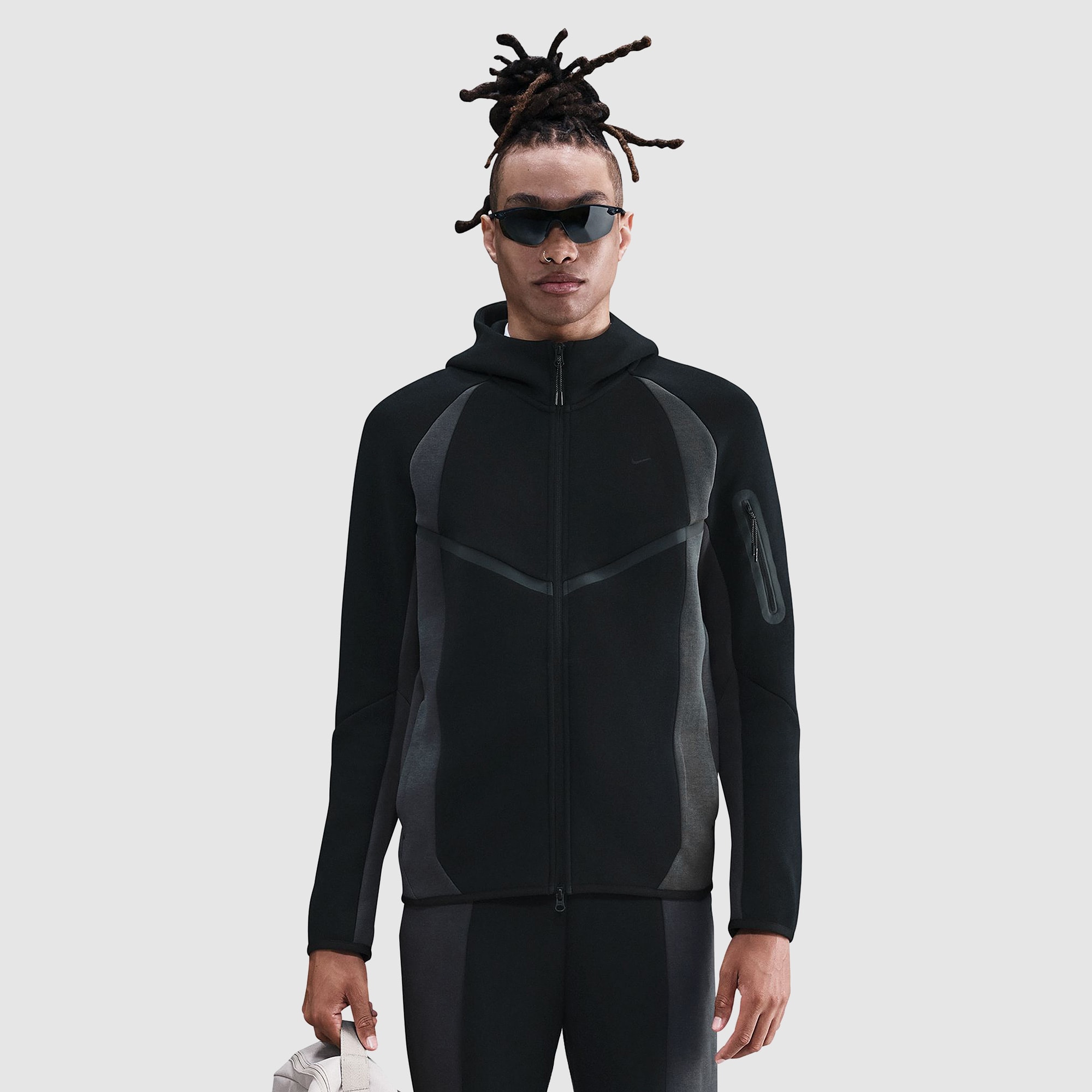 NIKETECH 黒 s Nike Sportswear Tech Fleece Windrunner Full-Zip Jacket