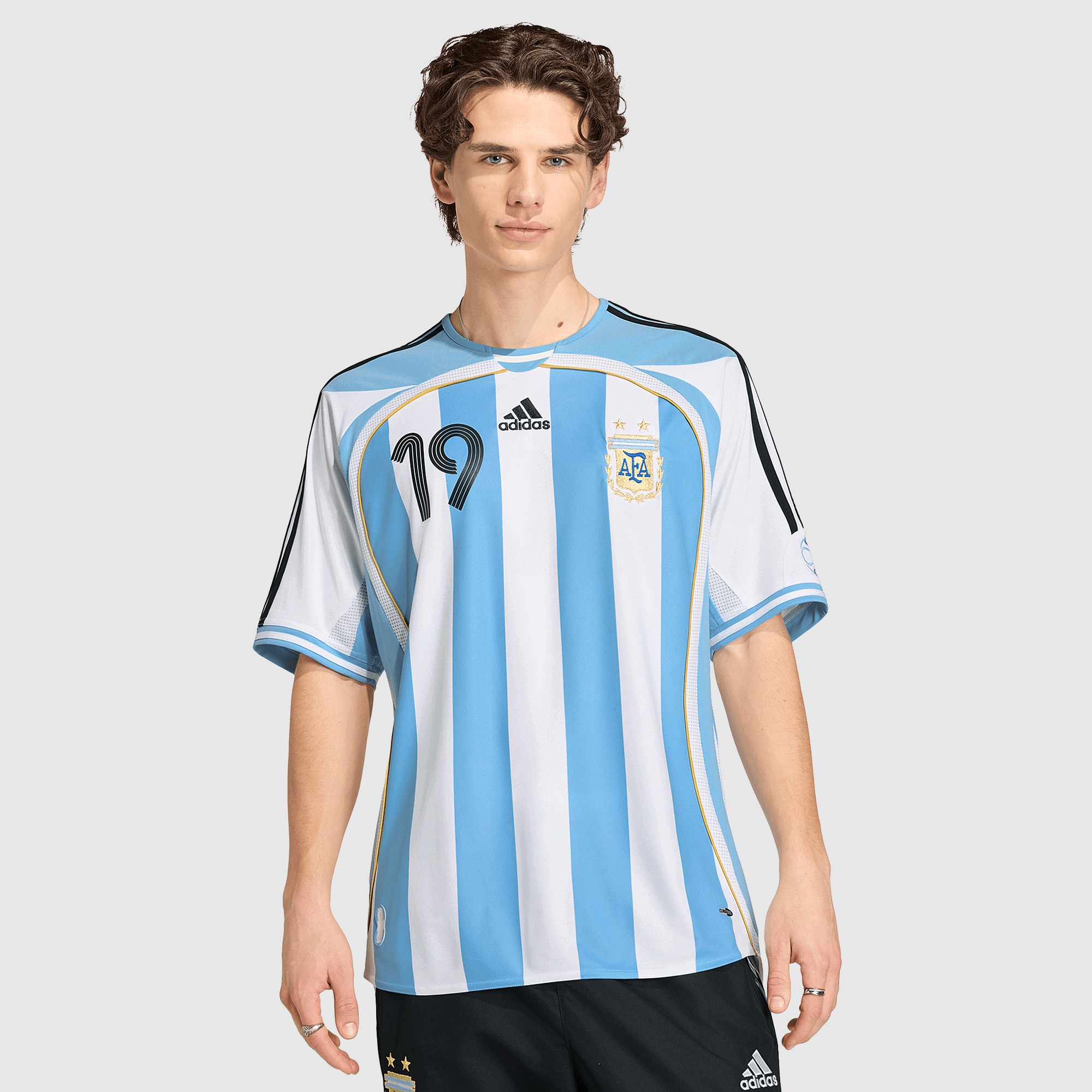 adidas Originals Argentina 2006 Home Shirt With Messi 19 - White