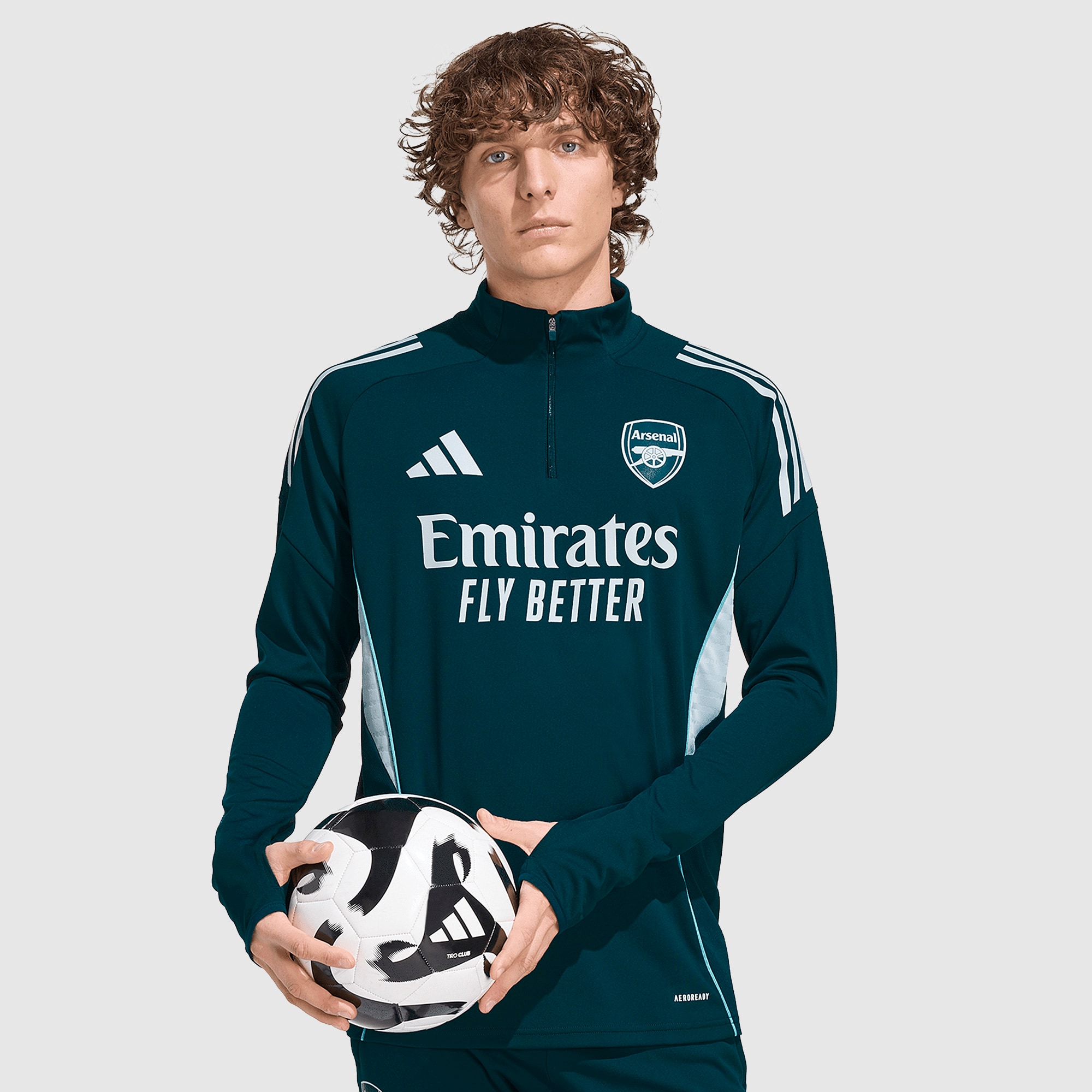 洋楽 ARSENAL / HICK LIFE adidas Arsenal 25/26 Drill Top - Aurora Ivy - Mens Replica | Pro
