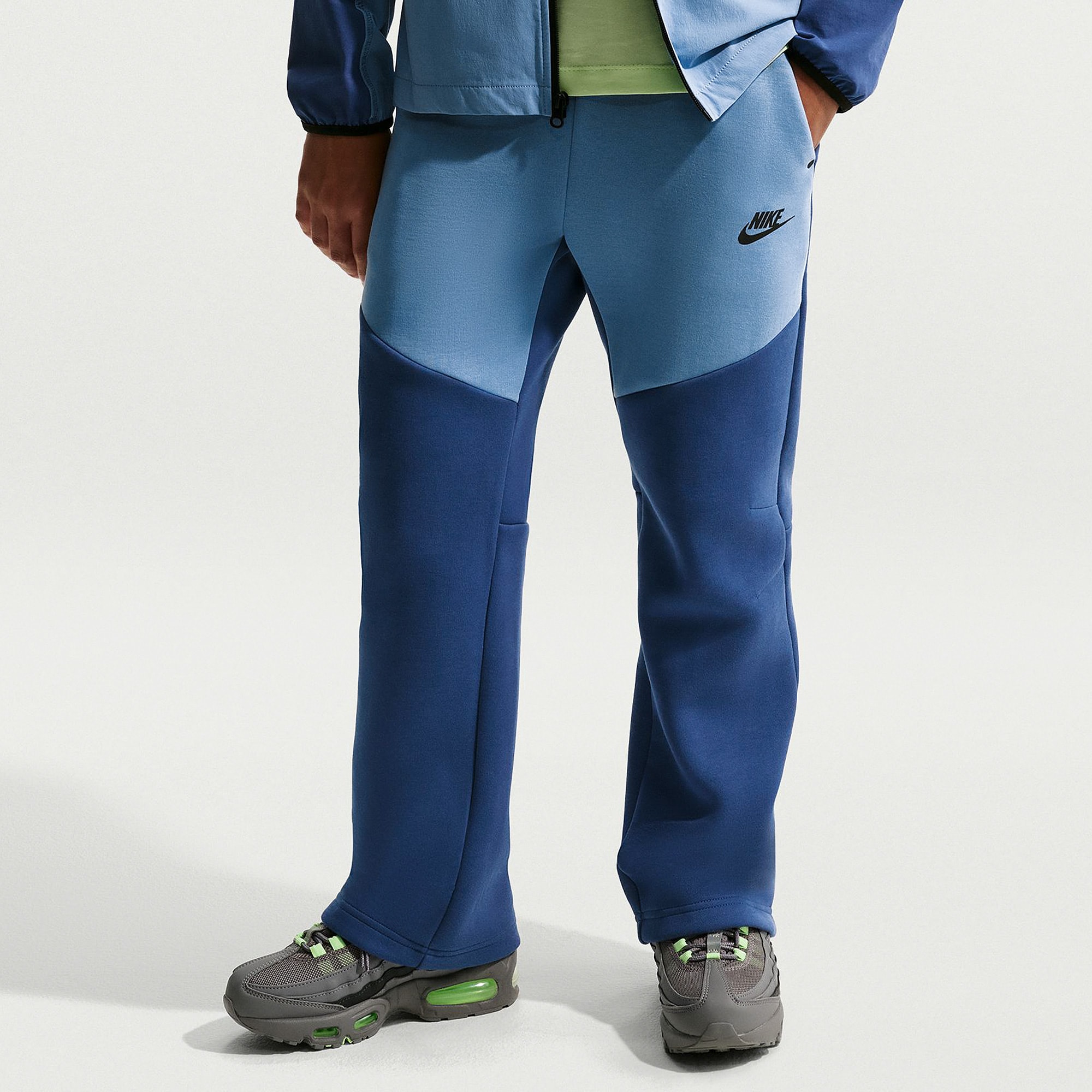 nike sportswear tech fleece navy blue