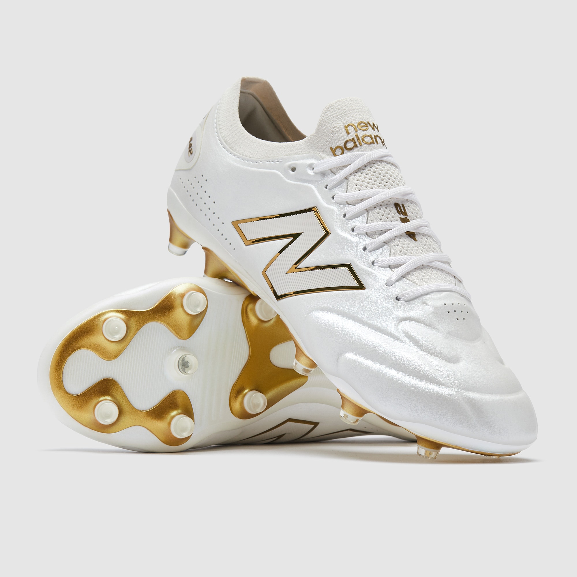 New Balance 442 V3 Elite FG First Edition - White/Gold Metallic