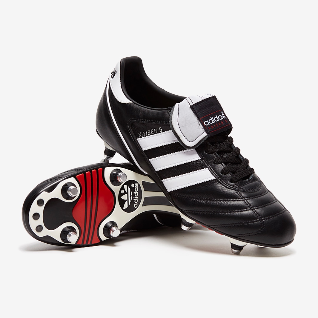 Escuchando Hamburguesa Presunto adidas Kaiser 5 Cup SG - Mens Boots - Soft Ground - 033200 - Black/Running  White/Red | Pro:Direct Soccer