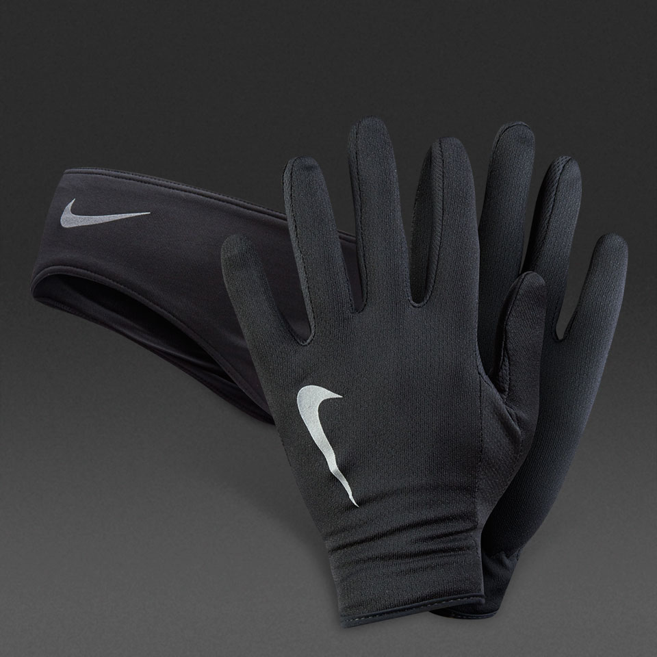 nike women's run headband and glove set