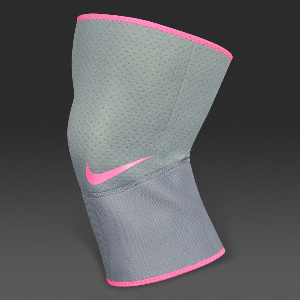cerrada Nike Pro Combat Open Patella -Accesorios de entrenamiento-Gris/Rosa | Pro:Direct Soccer