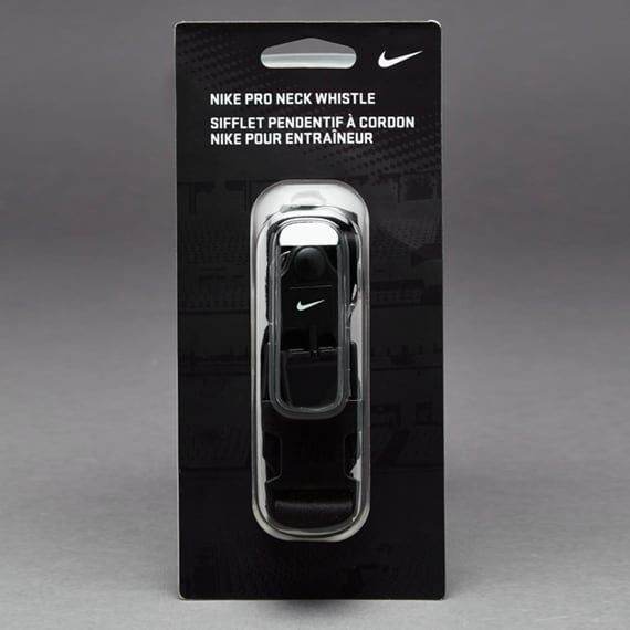 Andrew Halliday escaldadura pulmón Silbato Nike Pro Neck- Accesorios para árbitros-Negro-Blanco | Pro:Direct  Soccer