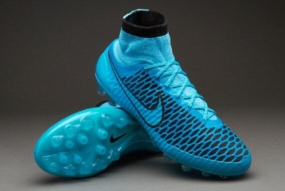 Nike Magista Obra AG-R -Botas futbol -Cesped artificial-Azul turquesa-Negro | Pro:Direct Soccer