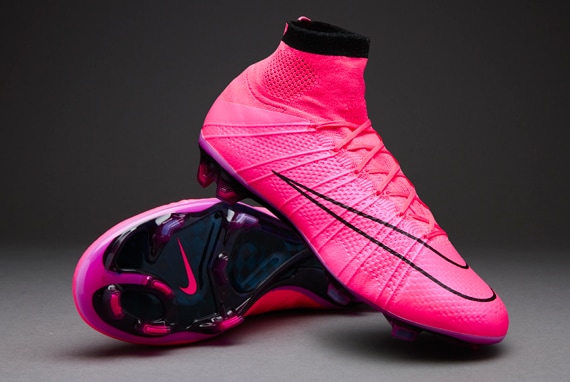 Nike Mercurial Superfly FG Botas de futbol- firmes-Rosa-Negro | Pro:Direct