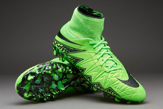 Siete Mucama estafa Nike Hypervenom Phantom II AG-R-Botas de futbol- Terrenos blandos-Verde-Negro-Volt  | Pro:Direct Soccer