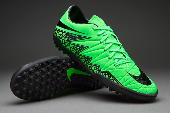 Nike Hypervenom Phelon II TF - Zapatillas futbol- Cesped sintetico-Verde- Negro | Pro:Direct Soccer