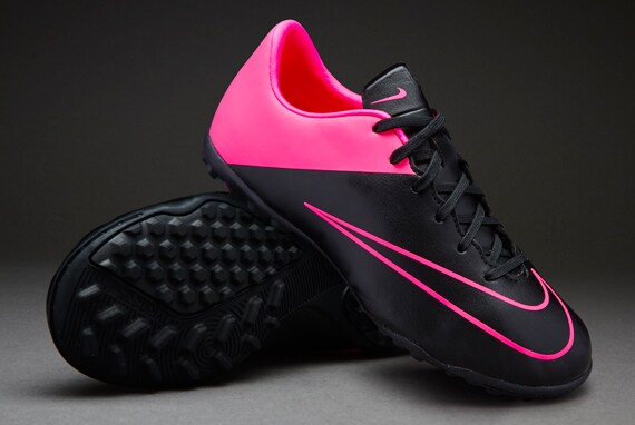 Nike Mercurial Victory V IC para niños-Zapatillas de fútbol sintetico-Negro-HiperRosa-Rosa Pro:Direct