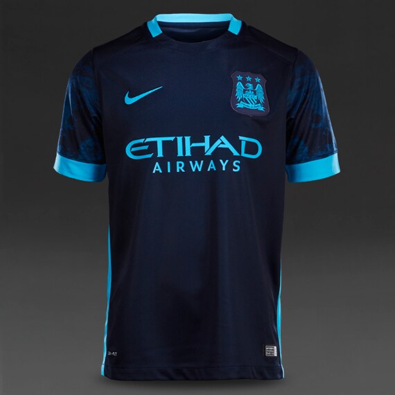 Soccer Jerseys - Nike Manchester City Youths SS Away Stadium