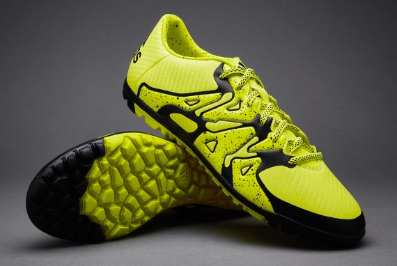 adidas 15.3 - Soccer Cleats- Turf Trainer - Yellow/Solar Yellow/Core Black