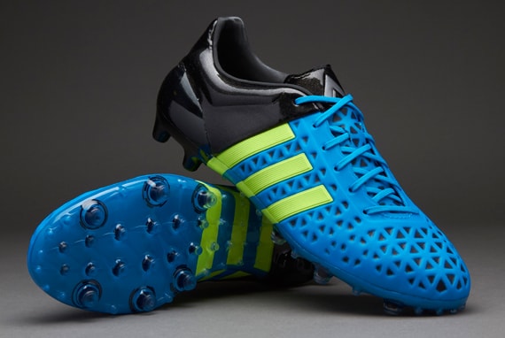Explosivos mayor Sabueso adidas ACE 15.1 FG/AG - Soccer Cleats - Firm Ground - Solar Blue/Solar  Yellow/Core Black 