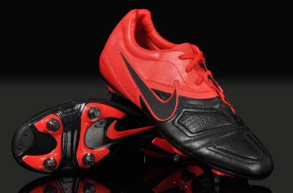 nike black and red football boots