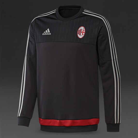 Felpa Divisa Allenamento Milan Tops Da Calcio Felpa Adidas AC