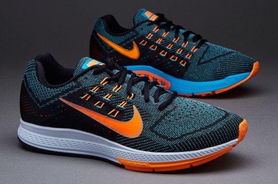 Nike Air Zoom Structure 18 - Shoes - Blue Lagoon/Total Orange