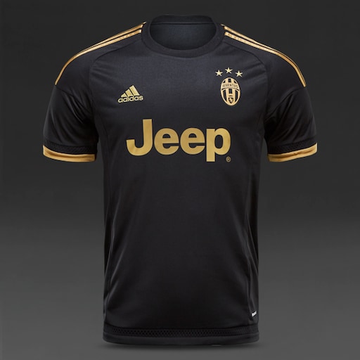 Adelante sal Estar confundido Youths Soccer Jerseys - adidas Juventus 15/16 Kids 3rd Jersey - Youths  Replica Apparel - Black/Dark Football Gold 