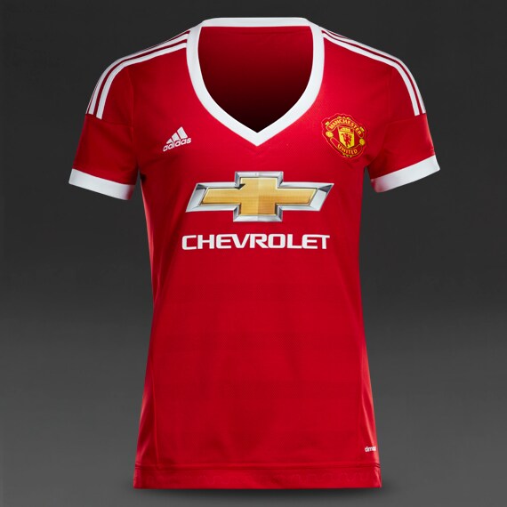 Adidas Man United Women's Home Jersey - Red