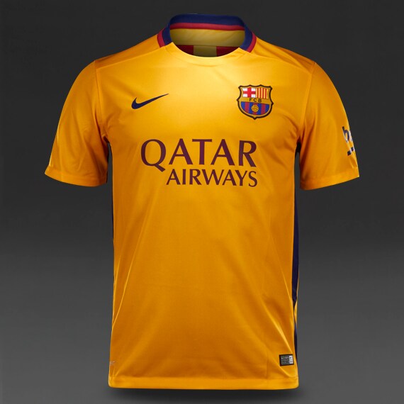 NIKE NEYMAR JR FC BARCELONA AWAY YOUTH JERSEY 2015/16 –