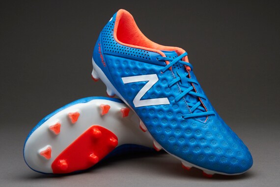 New Balance Visaro Pro FG Mens Boots Firm Ground Bolt Flame White Pro Direct Soccer