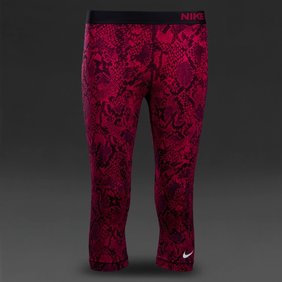 Nike Womens Pro Heights Vixen Capri Womens Clothing Sport Fuchsia