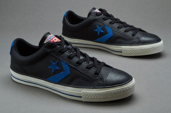 Mens Shoes Converse CONS Star Fundamental - Black/Blue Jay/Egret - 149791c | Pro:Direct Soccer