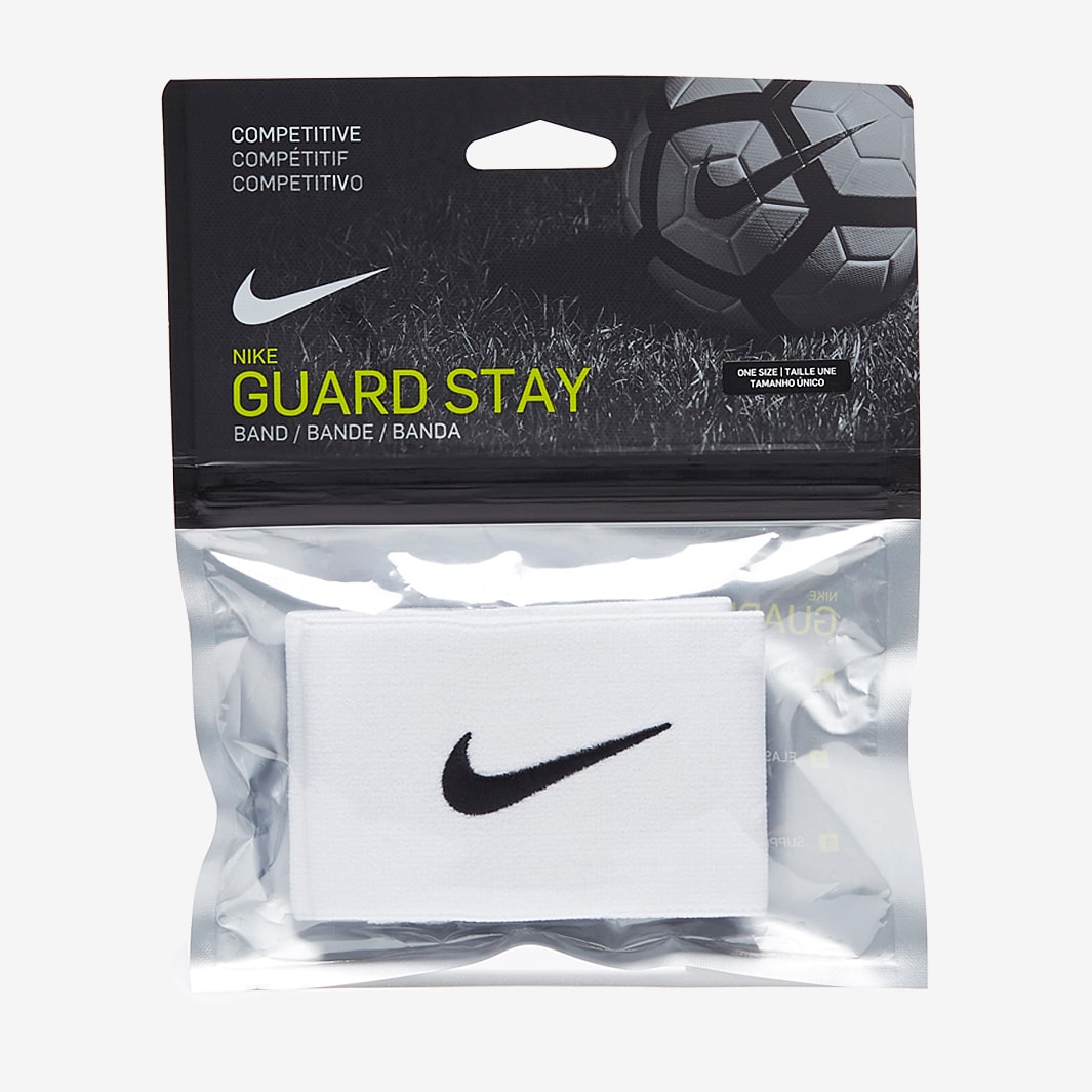 Aanpassen buitenste geef de bloem water Nike Guard Stay II Shin Guard Sleeve - Accessories - Shinpads - SE0047-101  - White/Black 