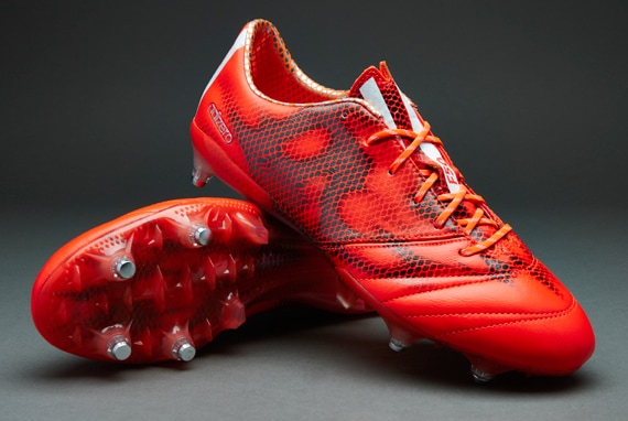 adidas F50 adizero Piel SG - Botas de fútbol-Rojo-Blanco-Negro | Soccer
