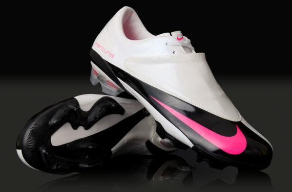 Mercurial Vapor V - Firm Ground - White / Pink Flash - Black / Metallic Silver Speed - Pro - Football Boots | Pro:Direct Soccer