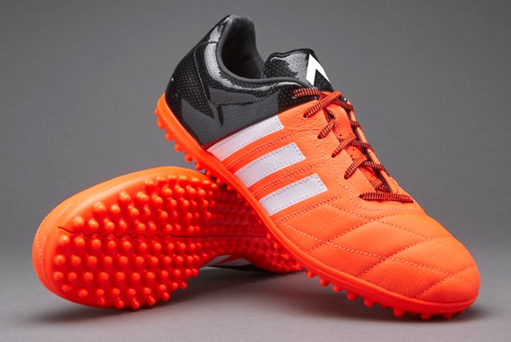 adidas ACE 15.3 TF para niños-Zapatillas de fútbol-Naranja solar-Blanco-Negro Pro:Direct